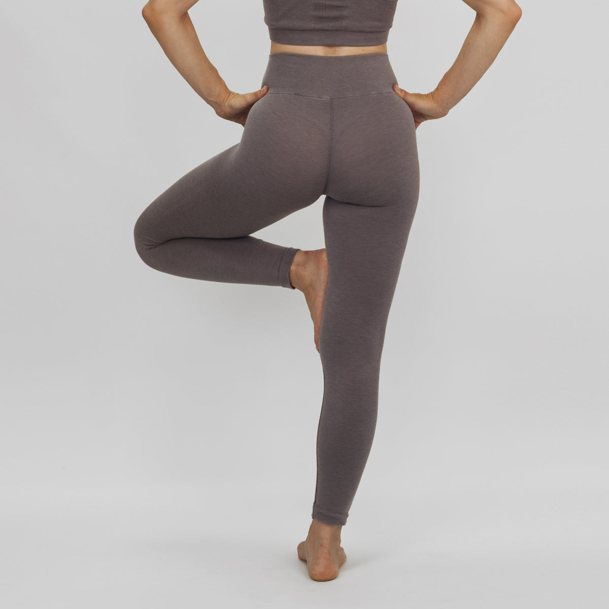 EVOKO CANDELA&lt;br&gt;Leggins vita bassa&lt;br&gt;&lt;i&gt;grigio&lt;/i&gt;