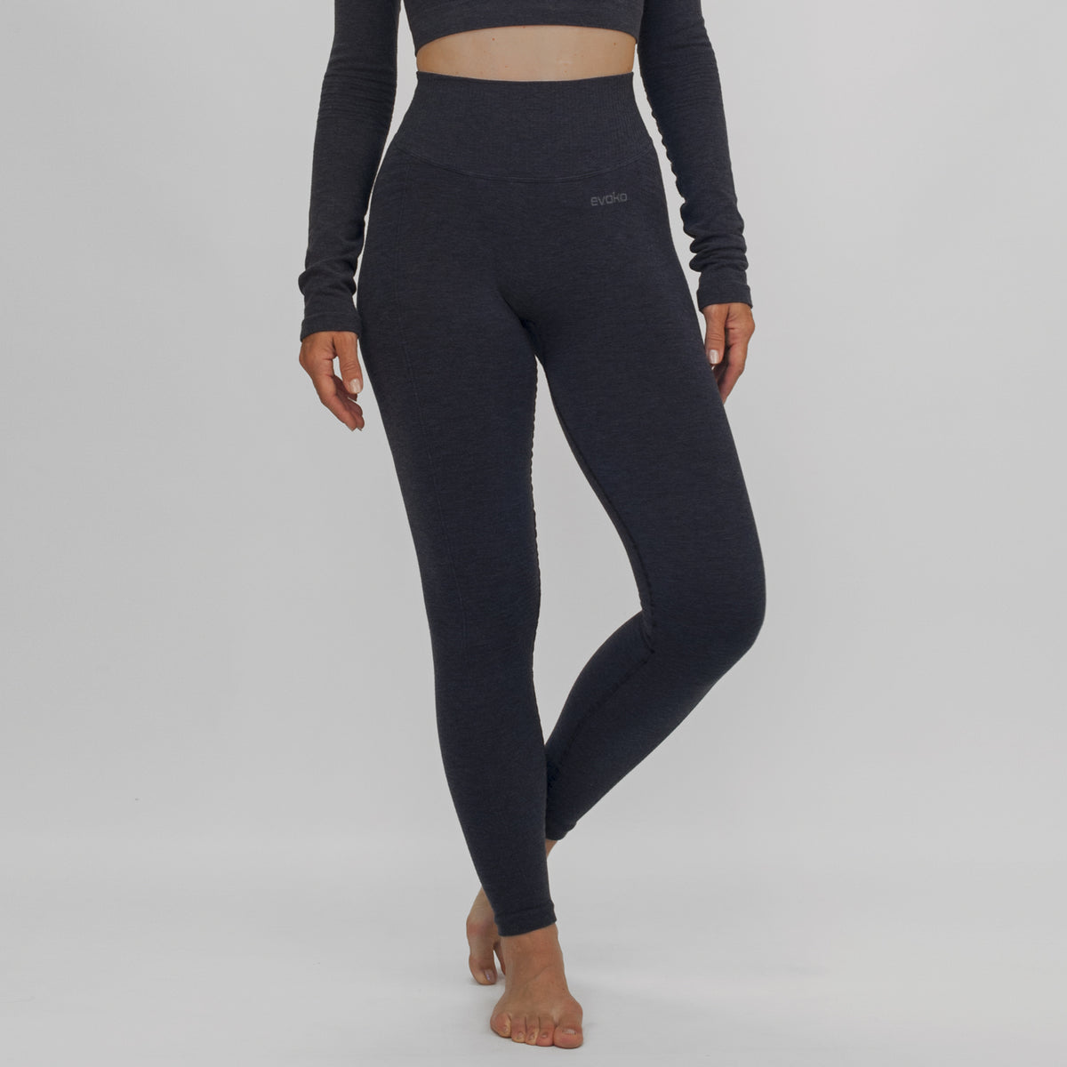 EVOKO DEA&lt;br&gt;Leggins vita alta push-up&lt;br&gt;&lt;i&gt;blu&lt;/i&gt;