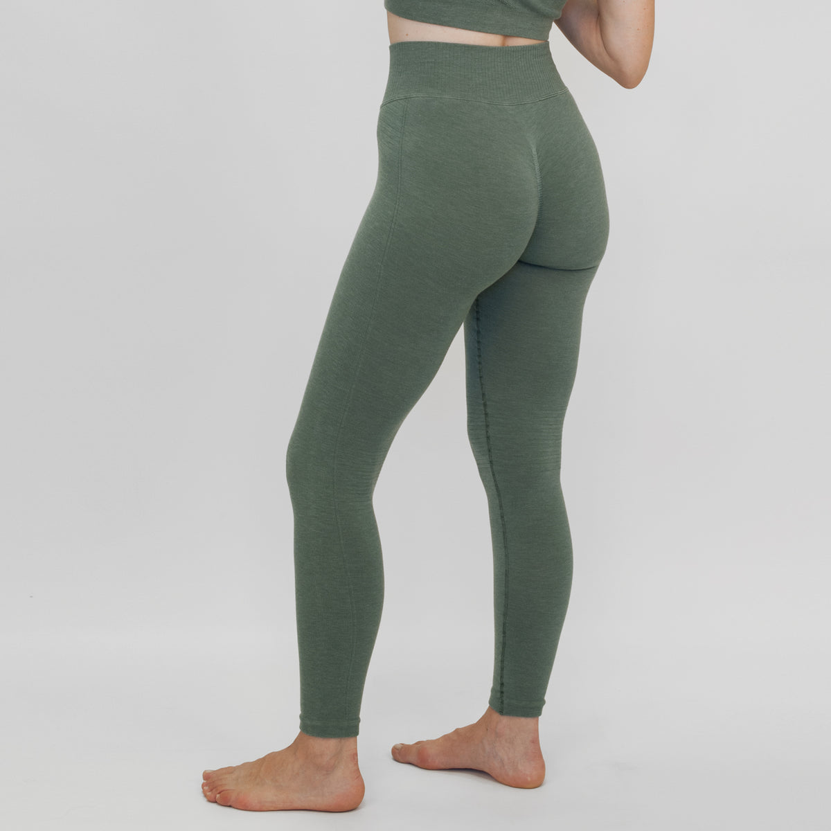 EVOKO DEA&lt;br&gt;Leggins vita alta push-up&lt;br&gt;&lt;i&gt;verde&lt;/i&gt;