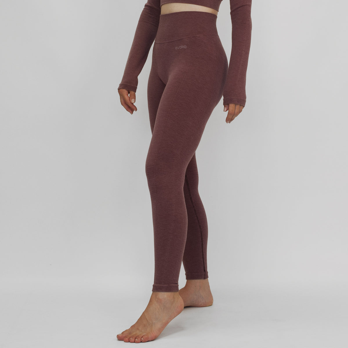 EVOKO DEA&lt;br&gt;Leggins vita alta push-up&lt;br&gt;&lt;i&gt;vinaccia&lt;/i&gt;