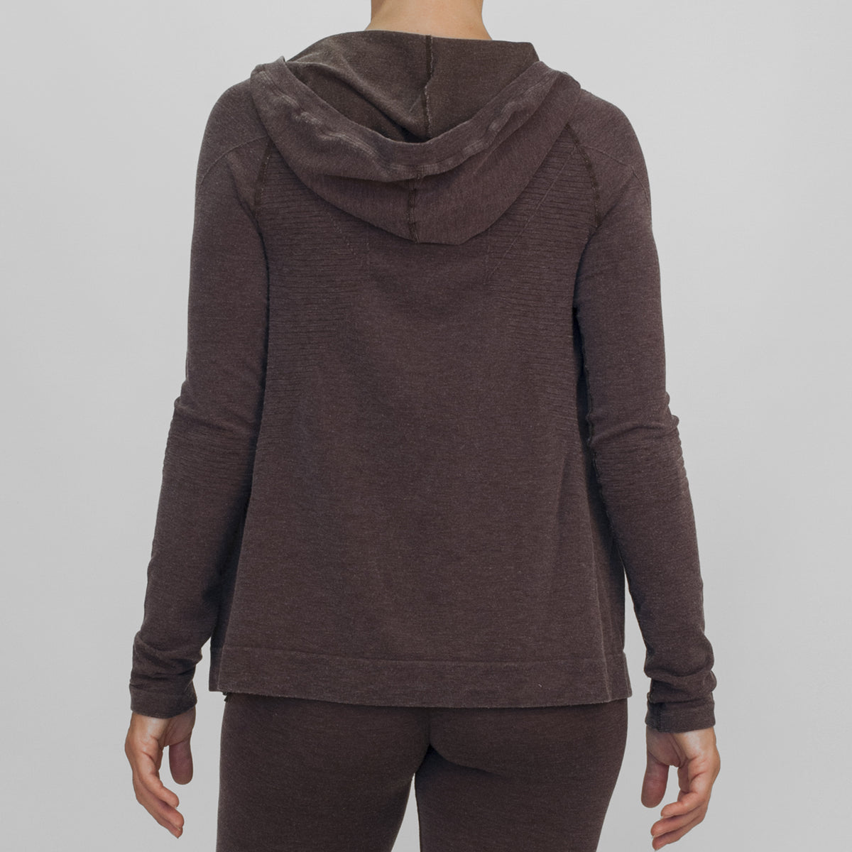 EVOKO LIBELLULA&lt;br&gt;Felpa con zip&lt;br&gt;&lt;i&gt;brown&lt;/i&gt;